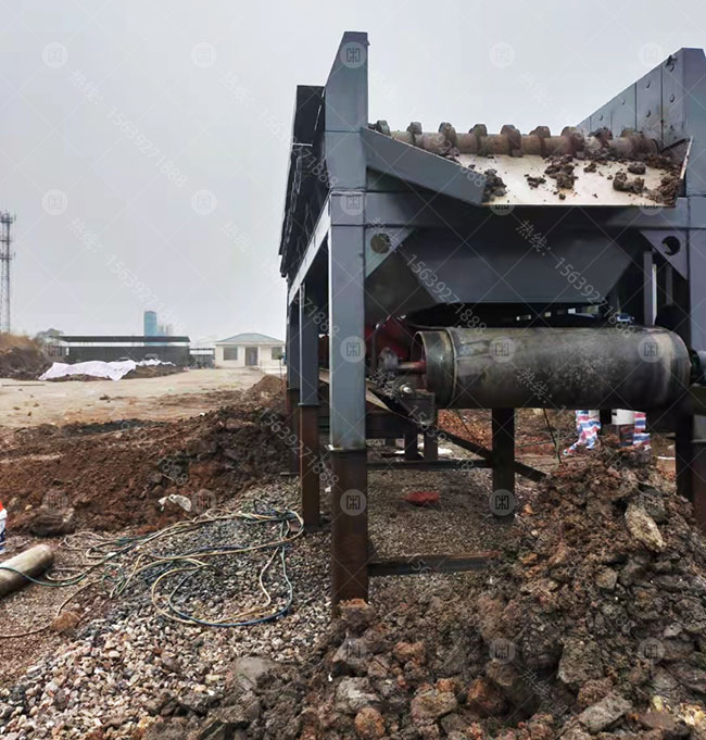 1560黏土泥石分離機生產現場